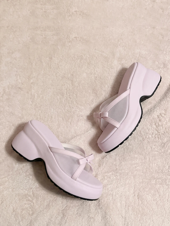 Ribbon Bow Sandals