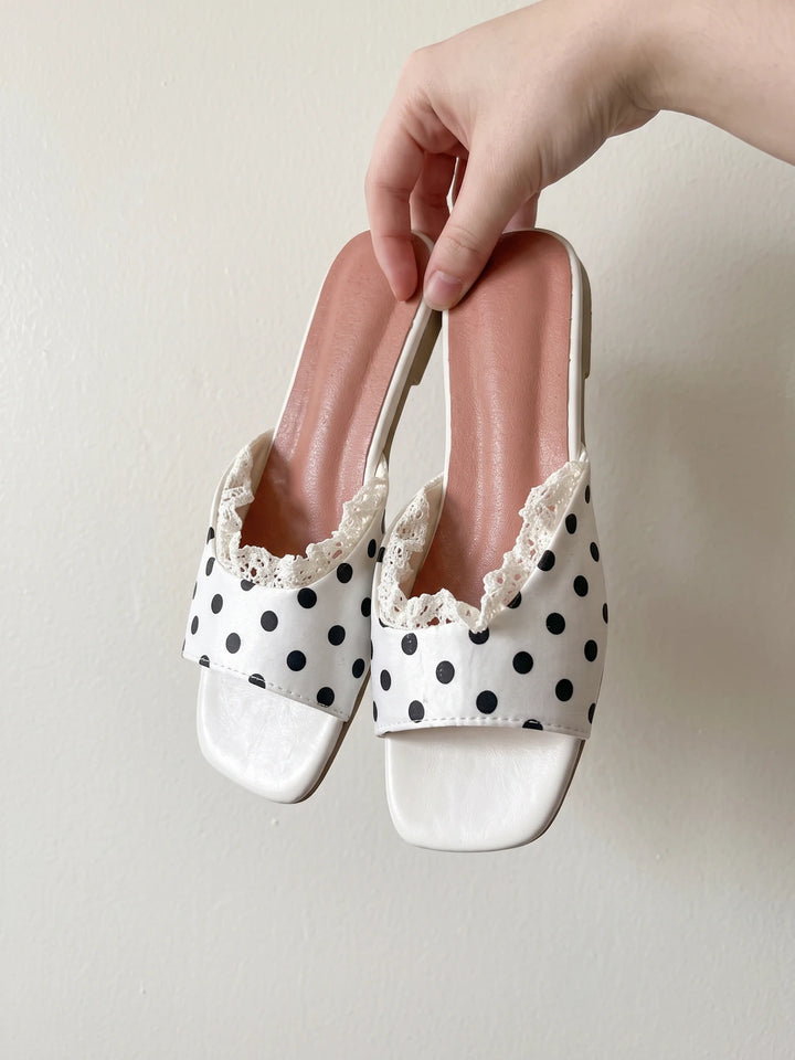 Chloe Polka Dot Sandals