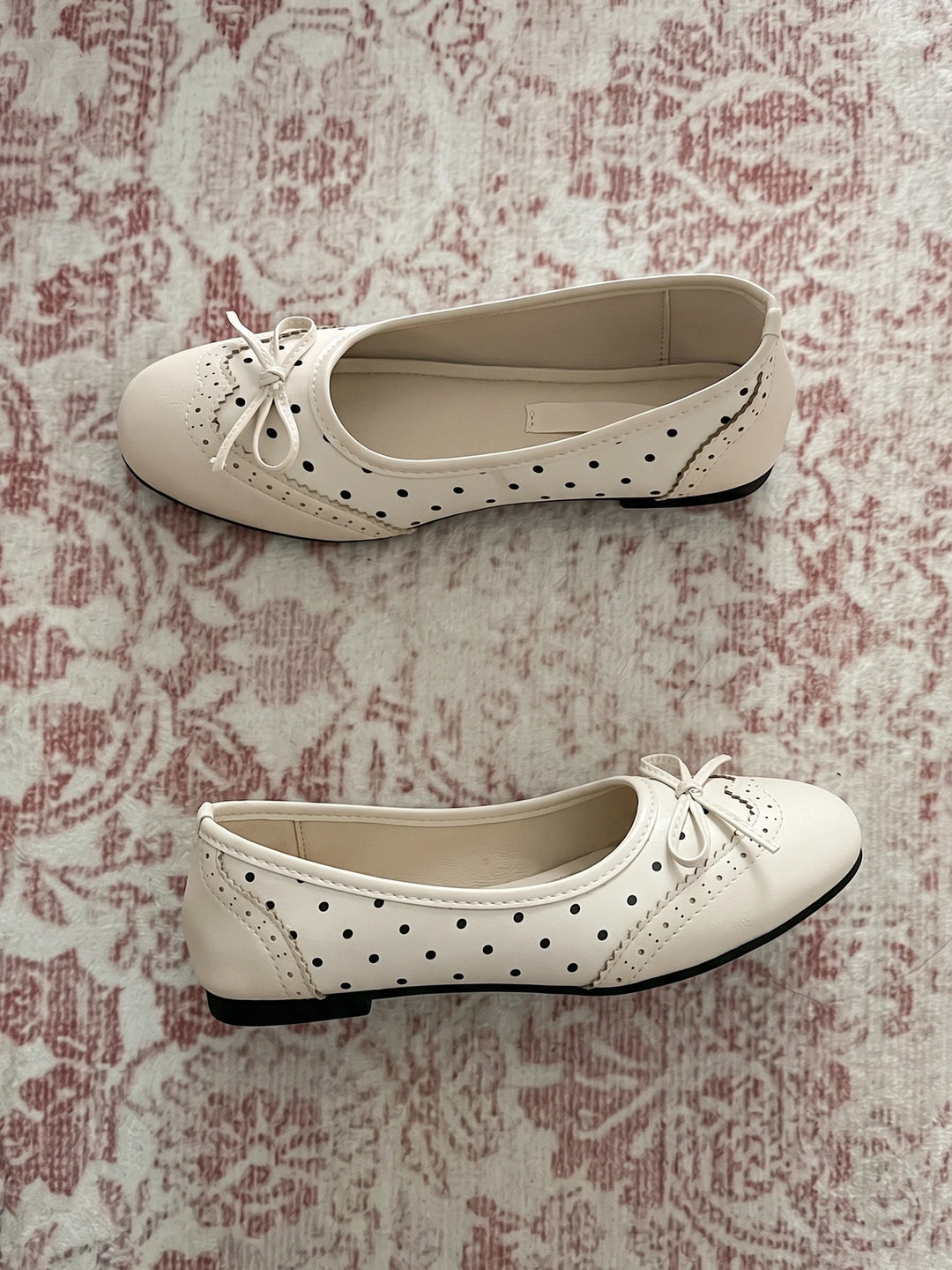Axelle Polka Dot Bow Flats