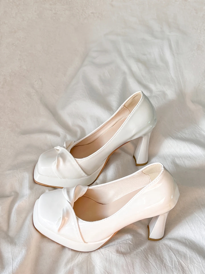 Cosette Ivory-Twist Heels