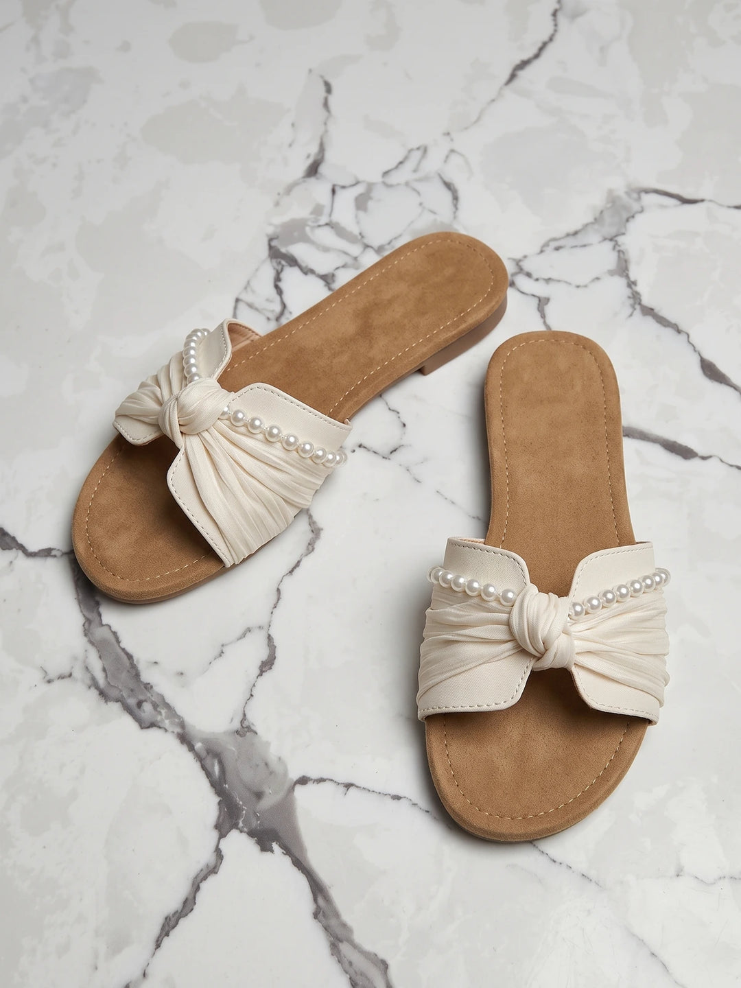 Yvaine Ivory Pearl Sandals
