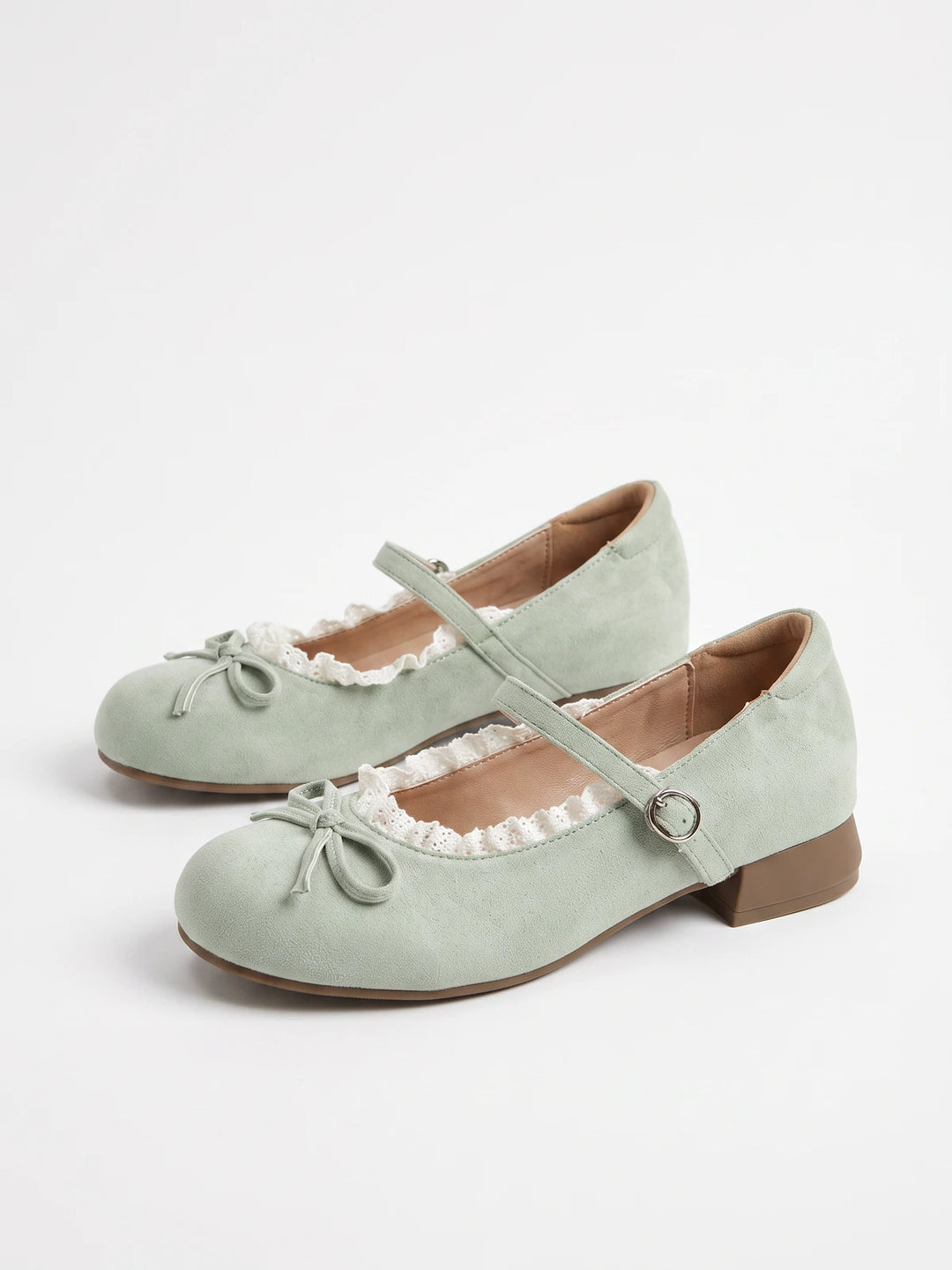 Marisol Mint Lace Ballet Mary Janes