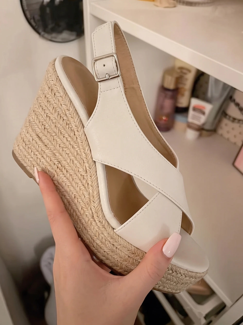 White Darling Sandals