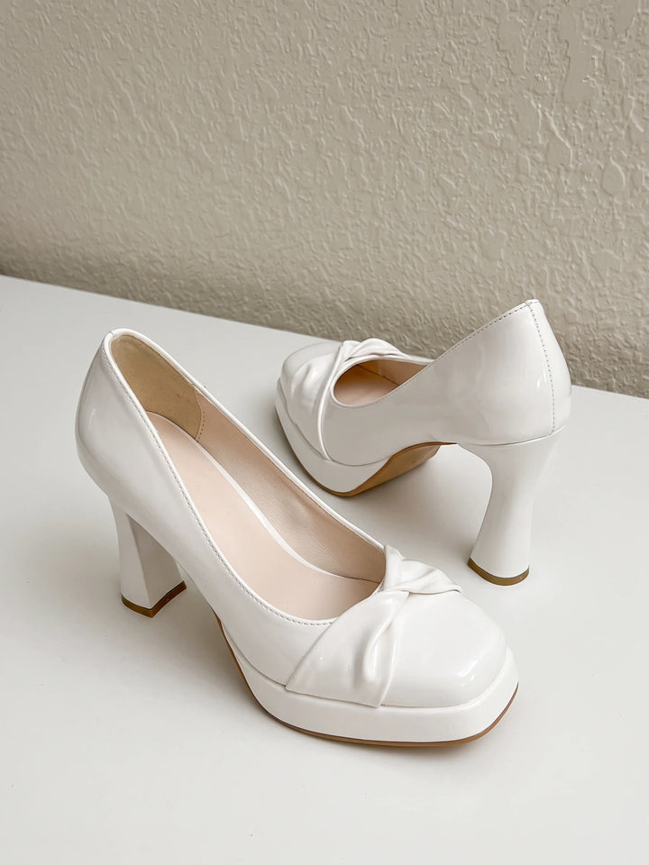 Cosette Ivory-Twist Heels