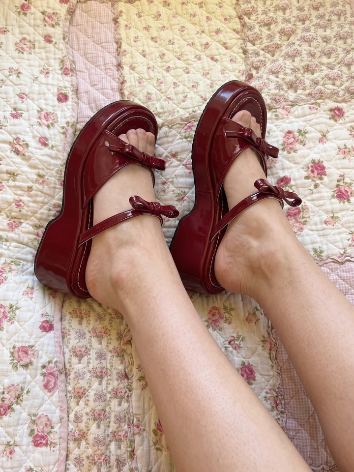 Kirsch Double-Strap Mule Sandals