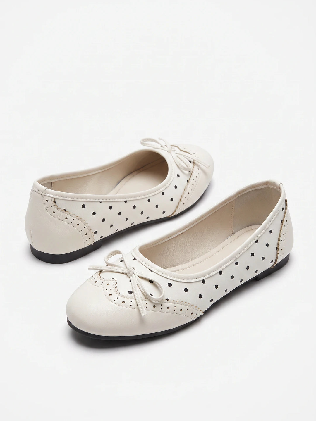 Axelle Polka Dot Bow Flats