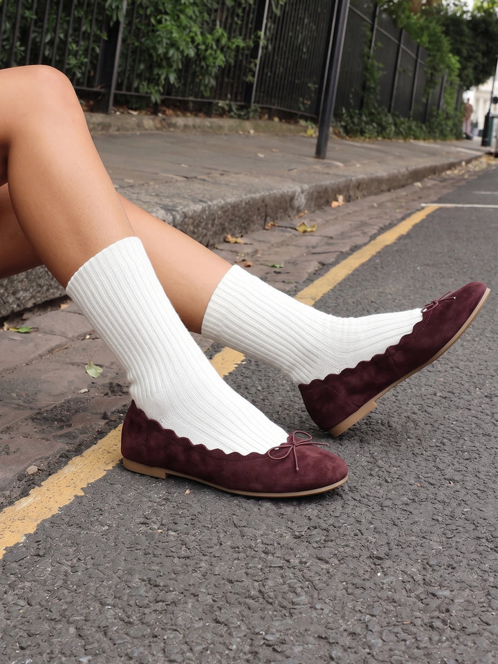 Marcelline Suede Ballet Flats