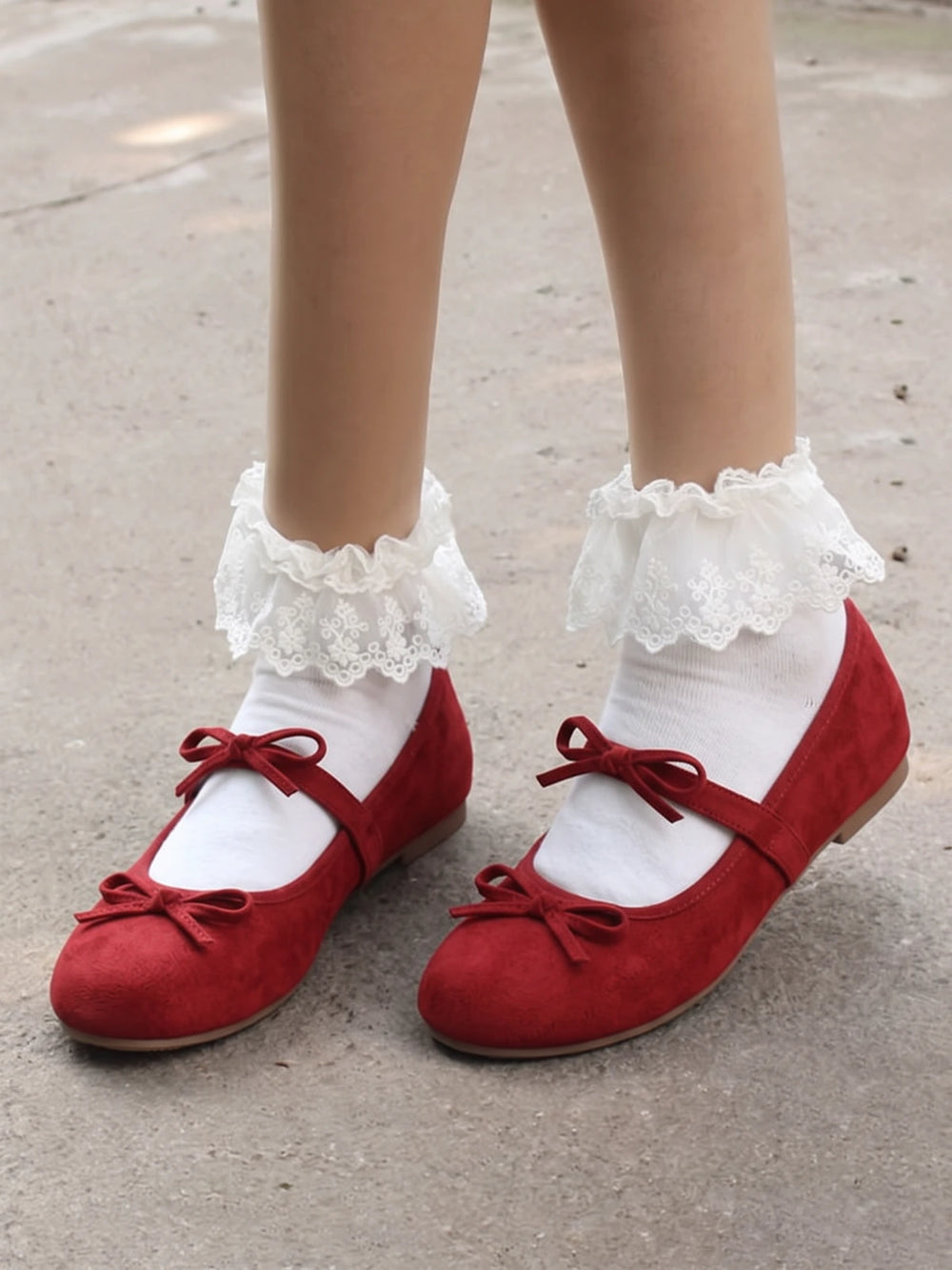 Marinette Double Bow Mary Jane Flats