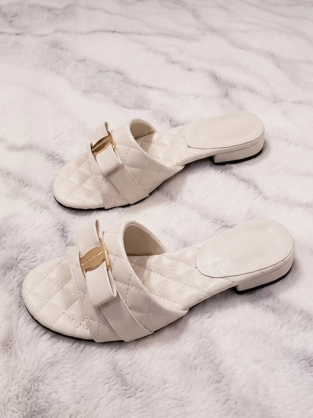Madeleine Quilted Slide