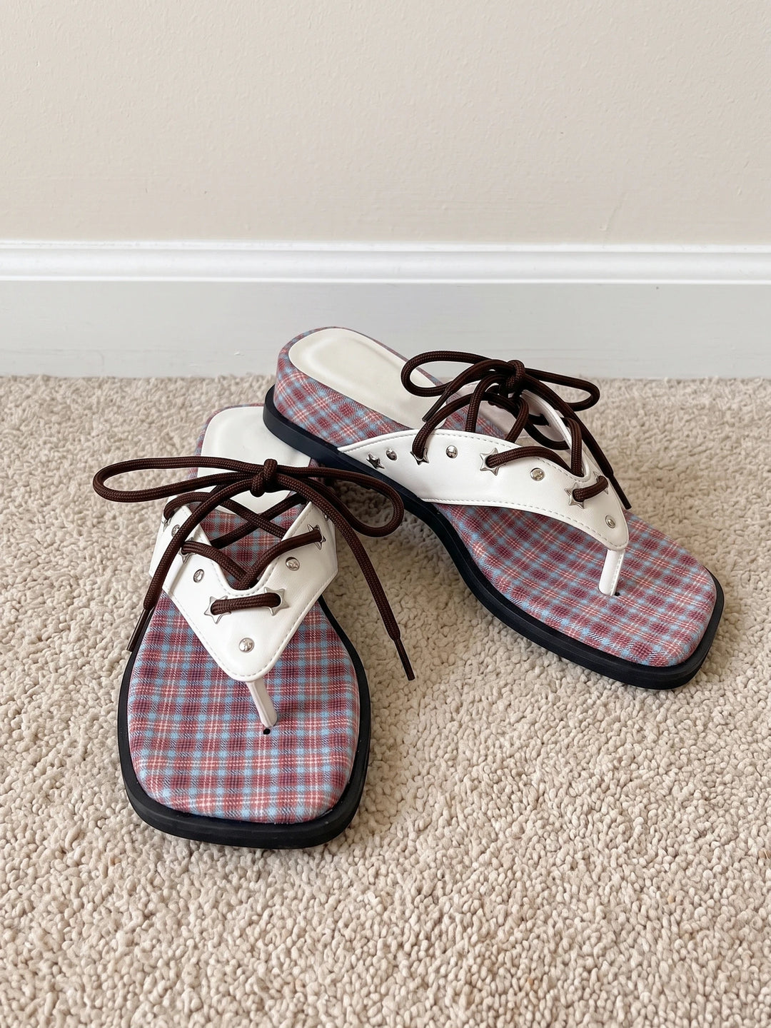 Multi-colored Blue Darling Sandals