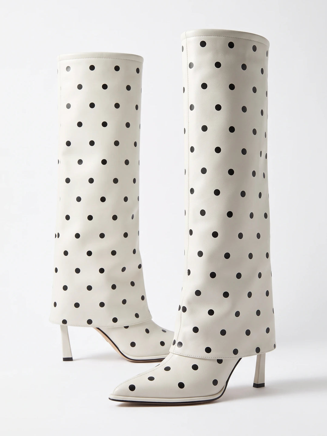 Florine Polka Dot Stiletto Boots